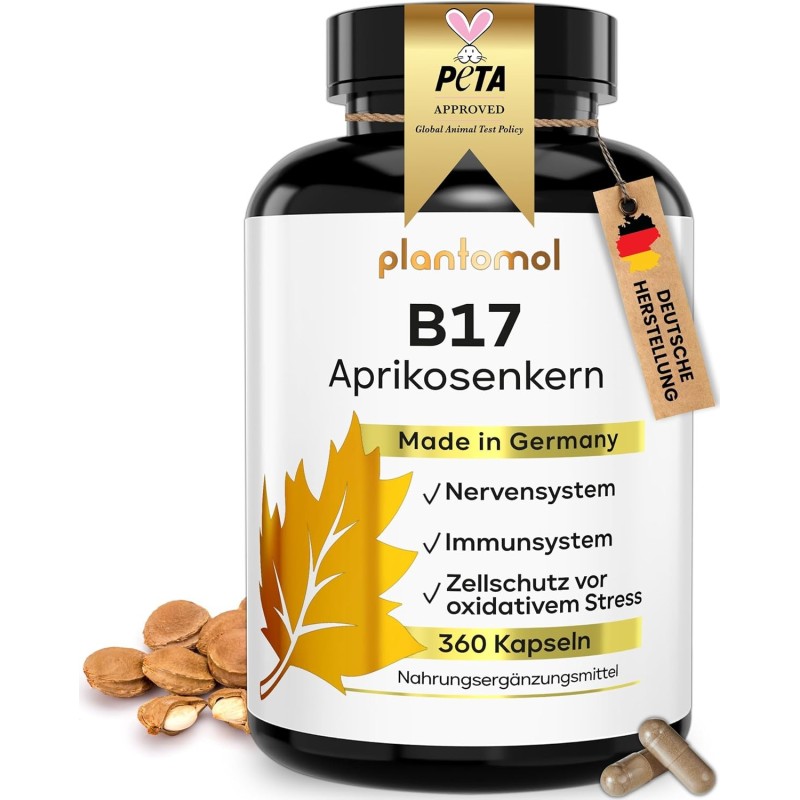 B17  1100 mg  enrichi en vitamine C